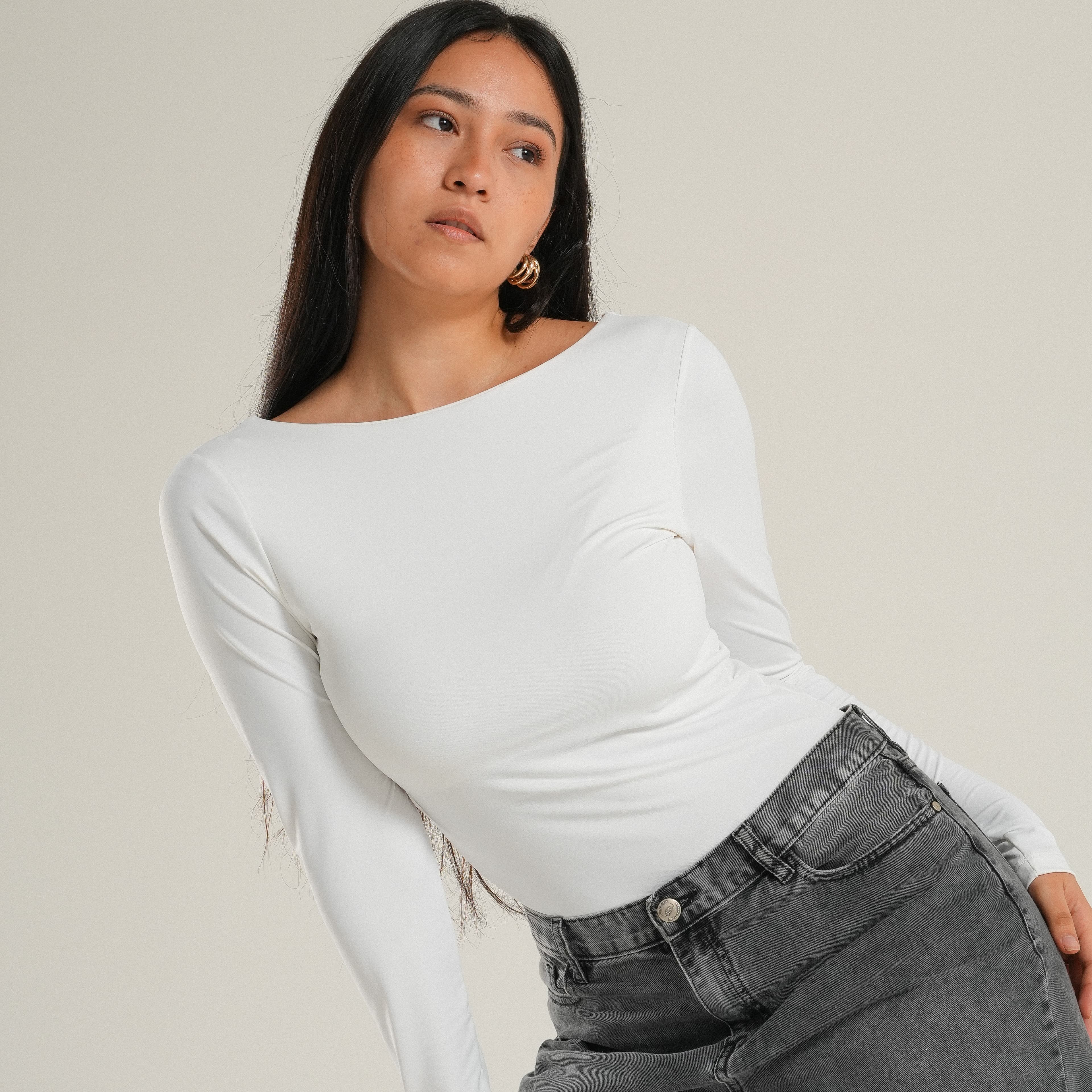 Top Microfibra Lila