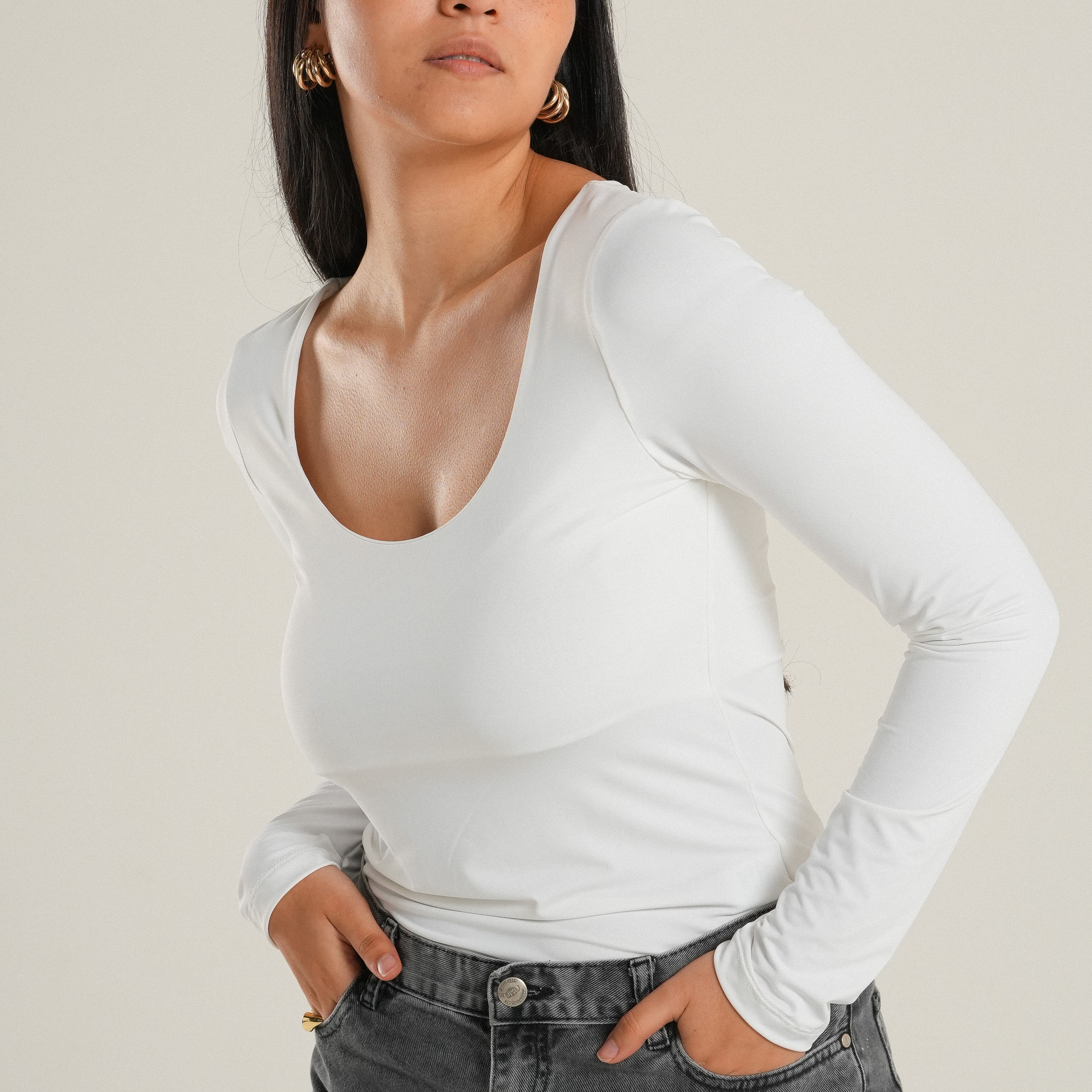 Top Microfibra Lila