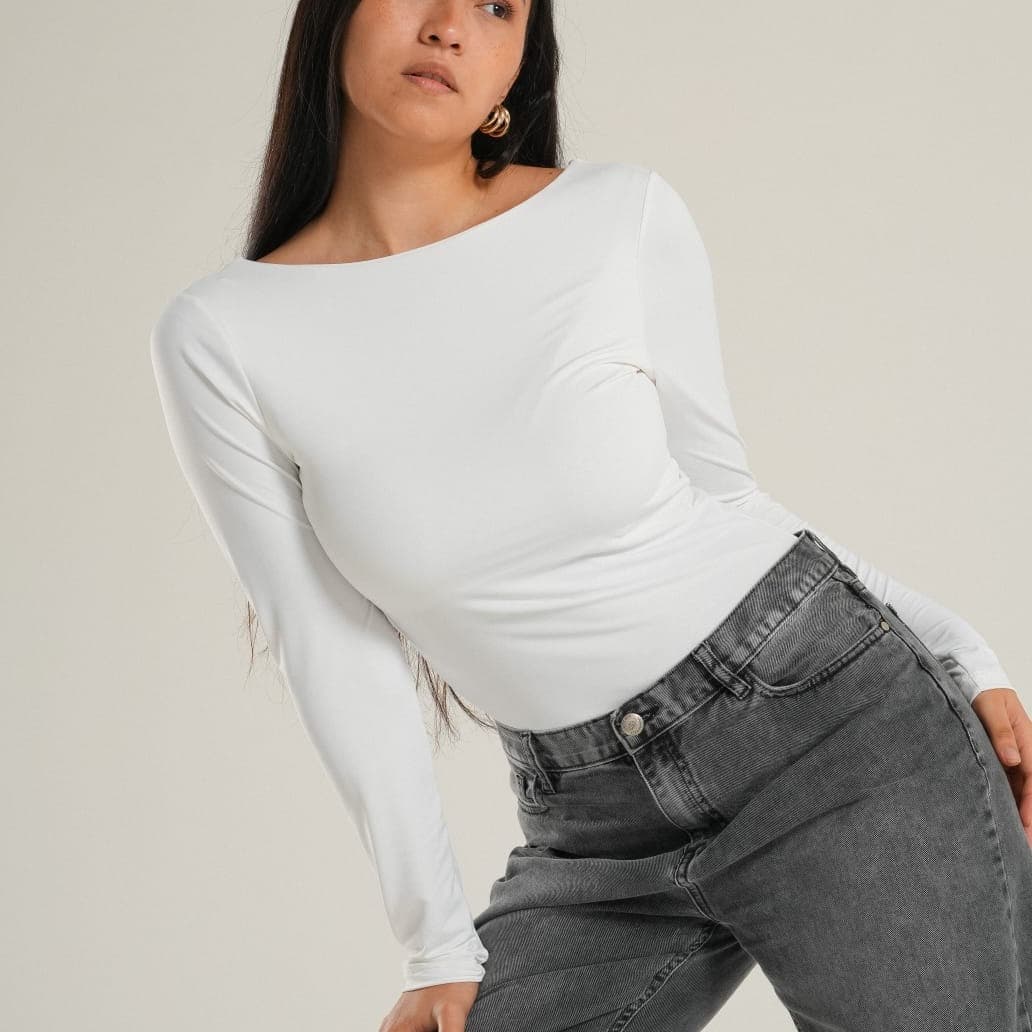 Top Microfibra Lila